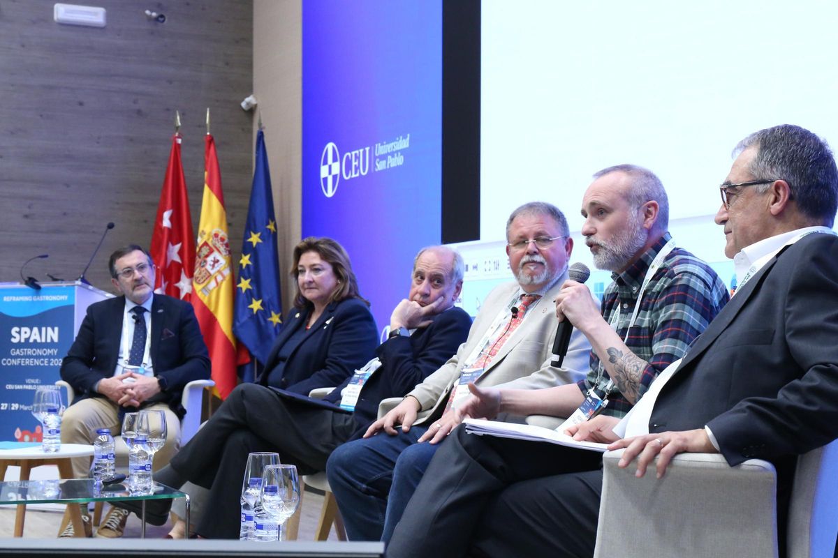 El chef Rodrigo de la Calle (El Invernadero*) interviene en Spain Gastronomy Conference 2025.