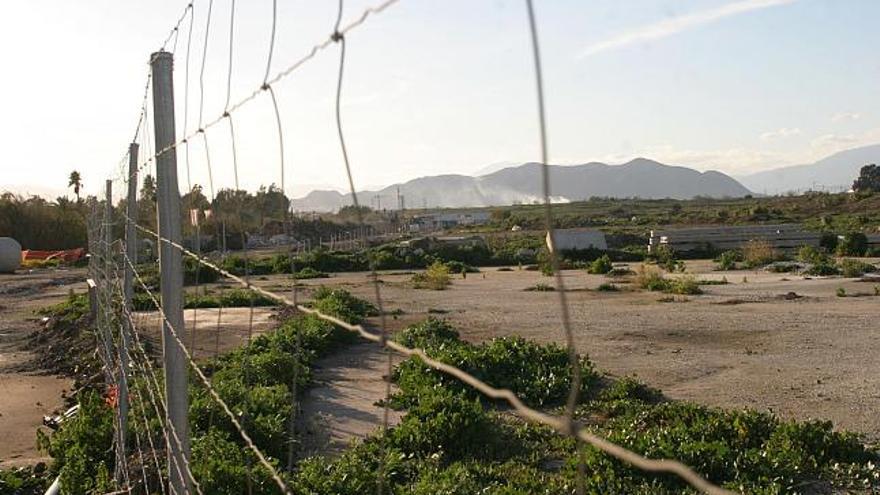 Aspecto. Una vista de parte de los terrenos de la antigua fábrica de Amoniaco.