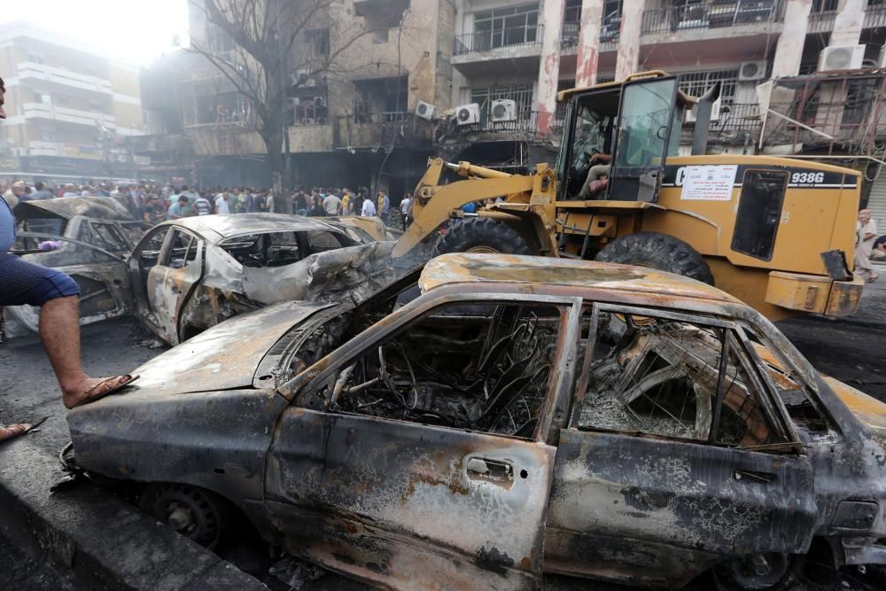 125 muertos y 250 heridos en un ataque con coche bomba en Bagdad