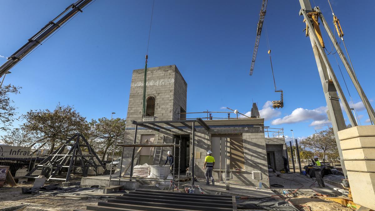 Una imagen de archivo de la reconstrucción de la Casa de las Palomas