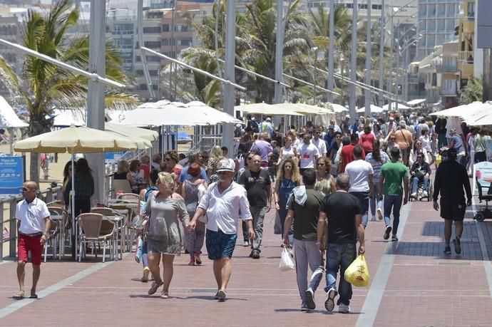 26-05-2019 LAS PALMAS DE GRAN CANARIA. Playa de Las Canteras  | 26/05/2019 | Fotógrafo: Andrés Cruz