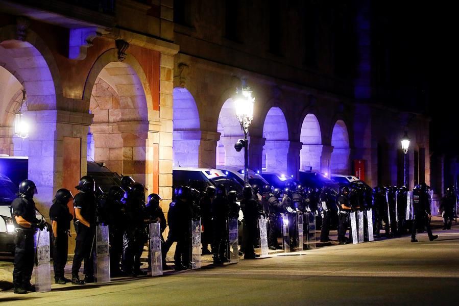 Protestas en Barcelona por la inhabilitación de Torra