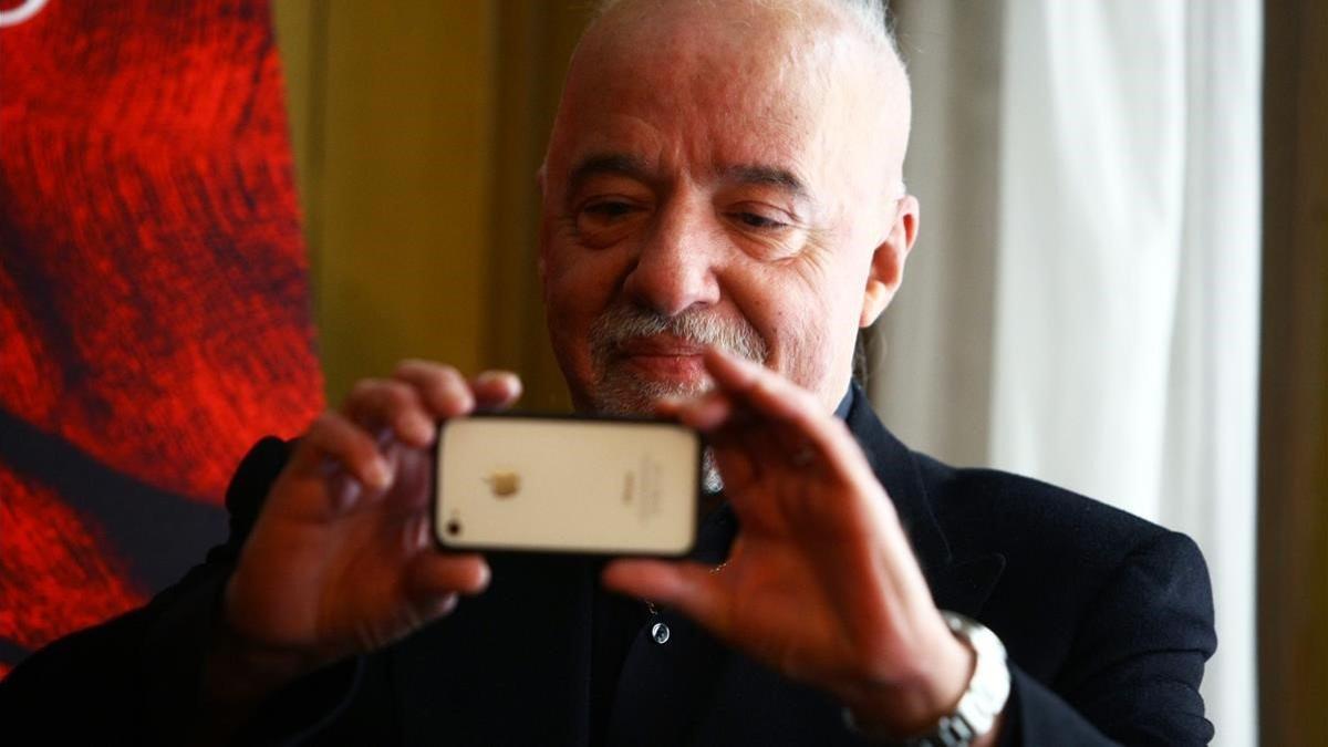 Paulo Coelho, fotografiado en una de sus visitas a Madrid