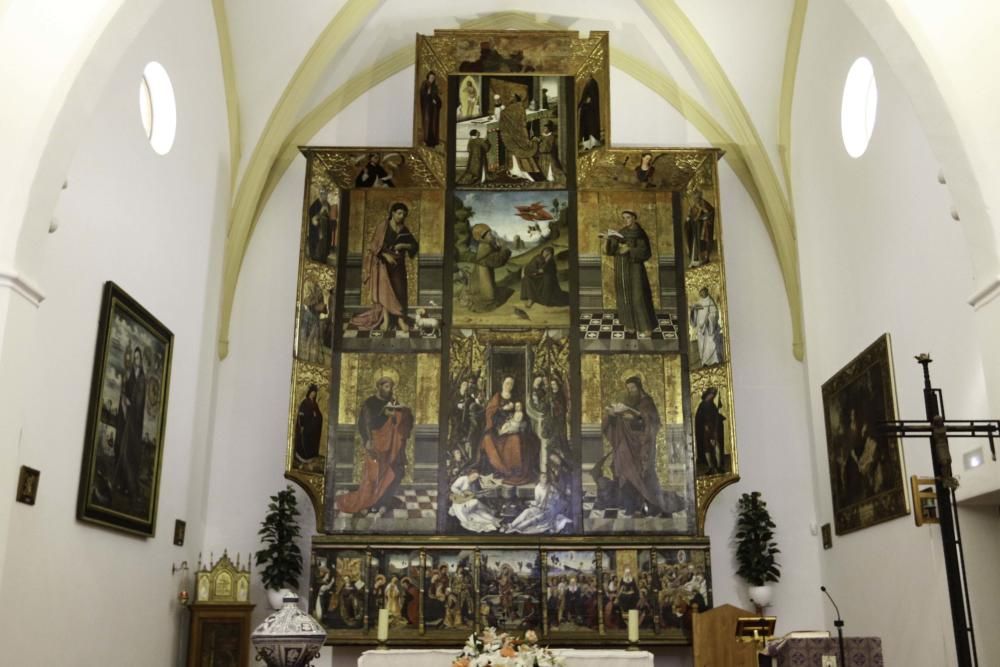 El retablo es el conjunto pictórico más importante de Ibiza