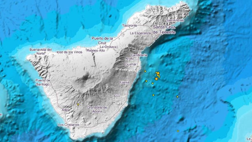 Vilaflor, Adeje y la costa de Güímar registran un nuevo enjambre de 30 terremotos