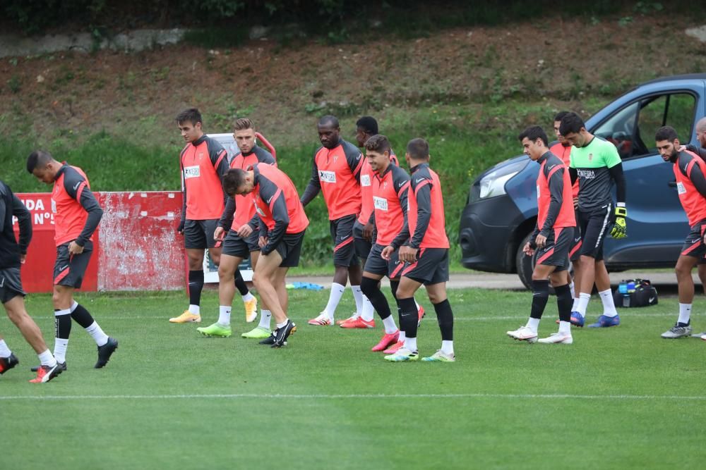 Entrenamiento del Sporting