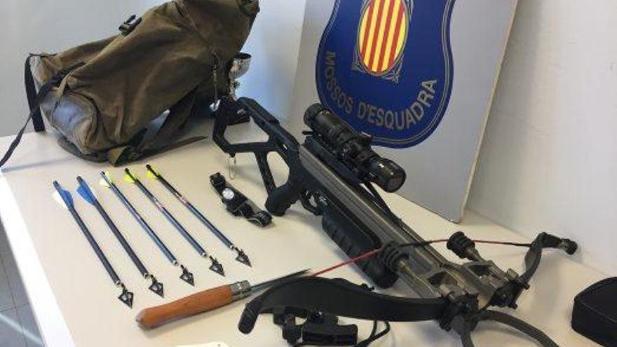 Denunciat a Vallcebre per caçar amb una ballesta