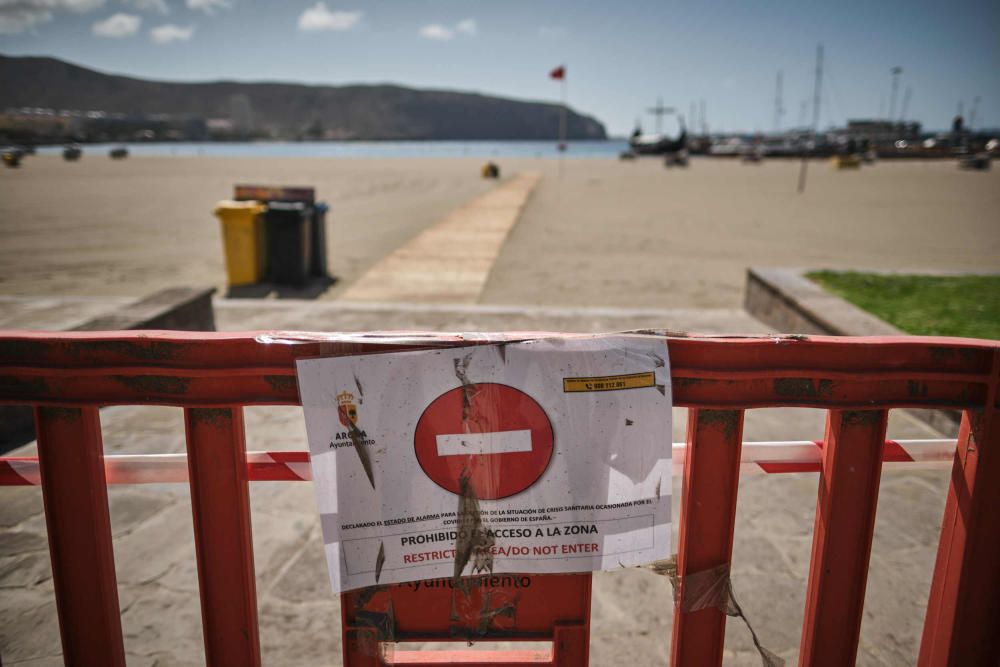 El Sur de Tenerife, sin actividad