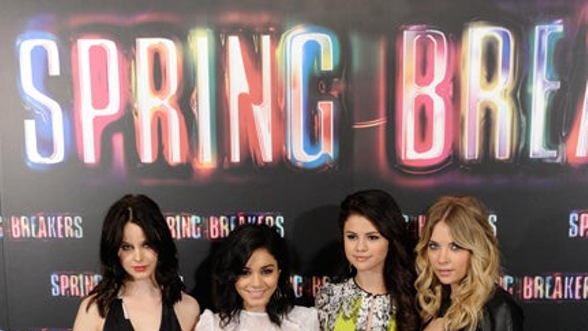 Vanessa Hudgens, Selena Gómez y Ashley Benson presentan en Madrid 'Spring Breakers'