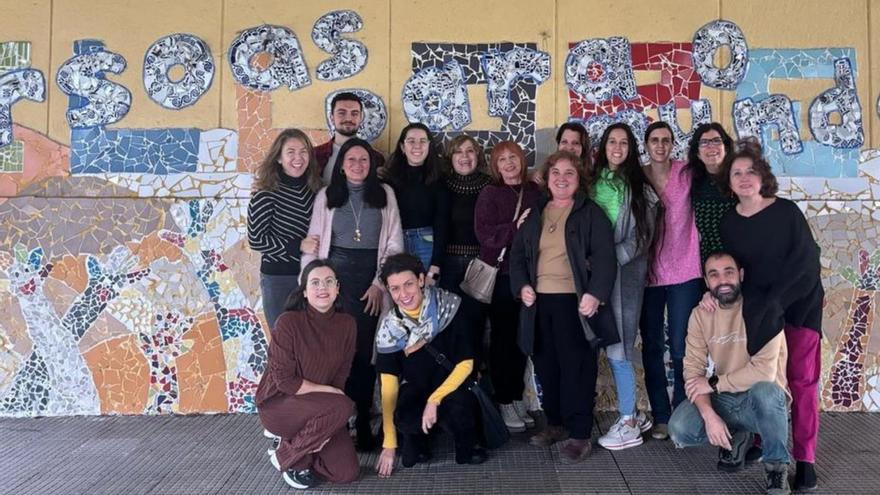 Profesoras italianas disfrutan del programa de formación Erasmus+ en el CPI Toural