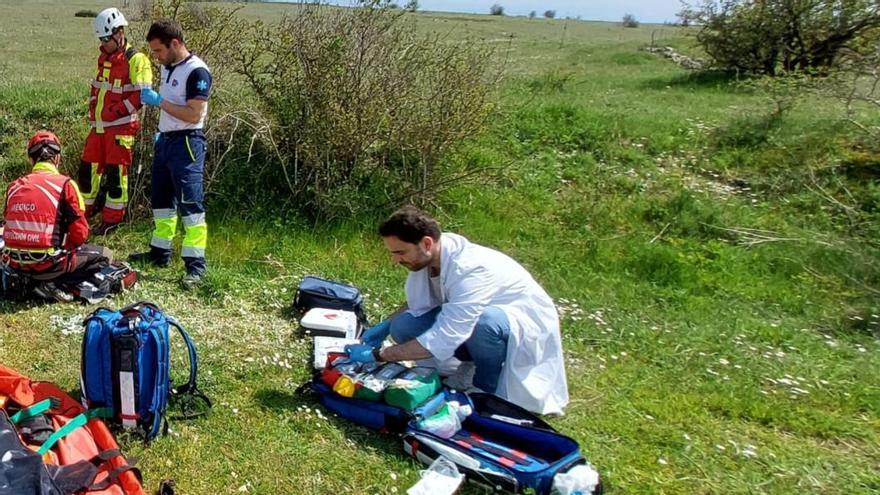 Evacuado un gijonés tras sufrir un desvanecimiento en Cantabria