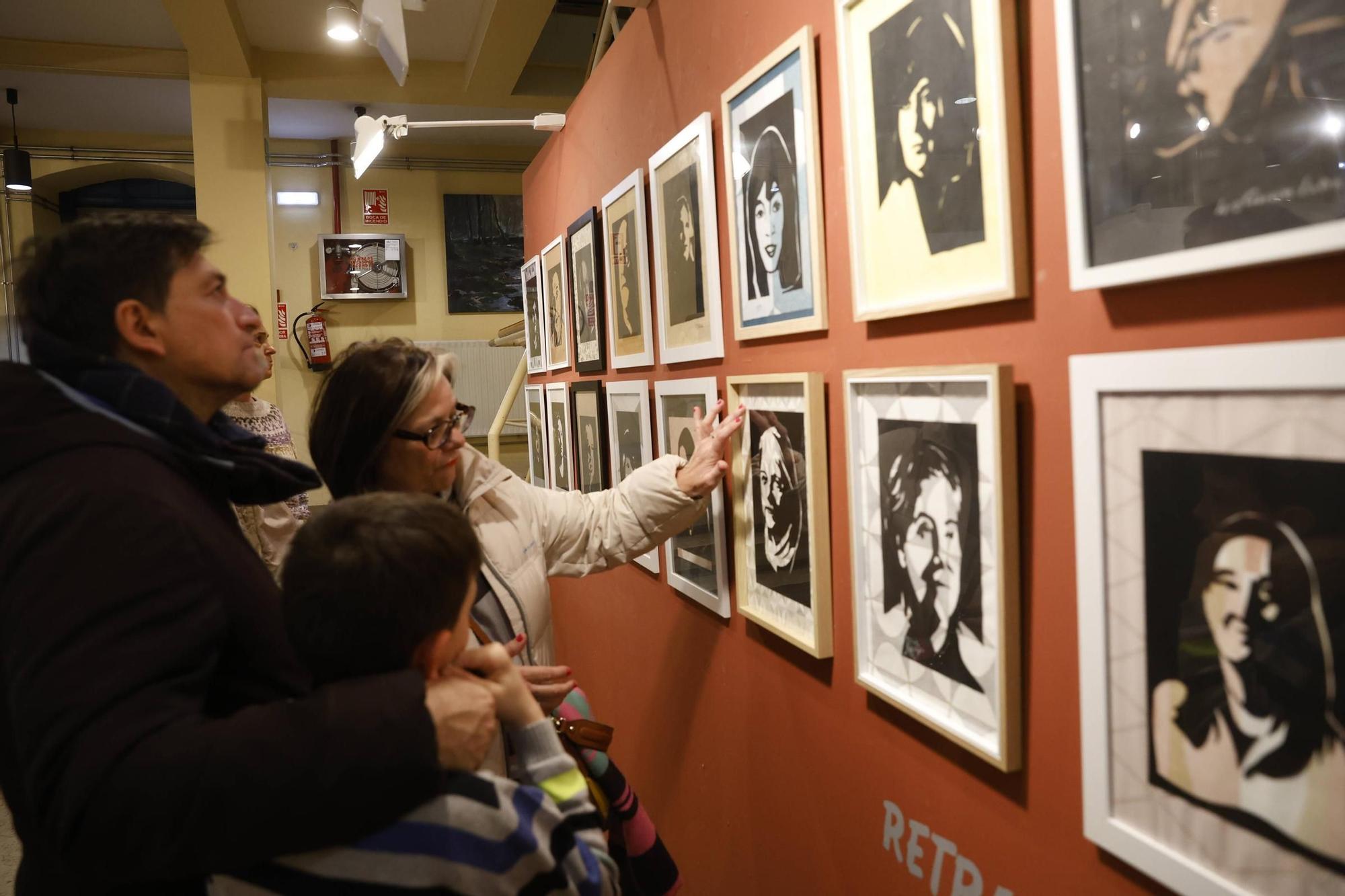 EN IMÁGENES: La exposición de los alumnos de Artes y Oficios en Avilés