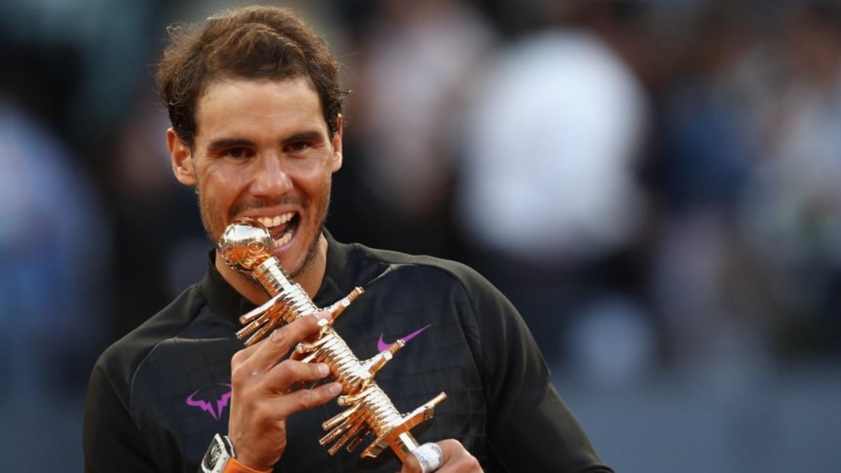 Nadal conquistó su último título en Madrid en 2017
