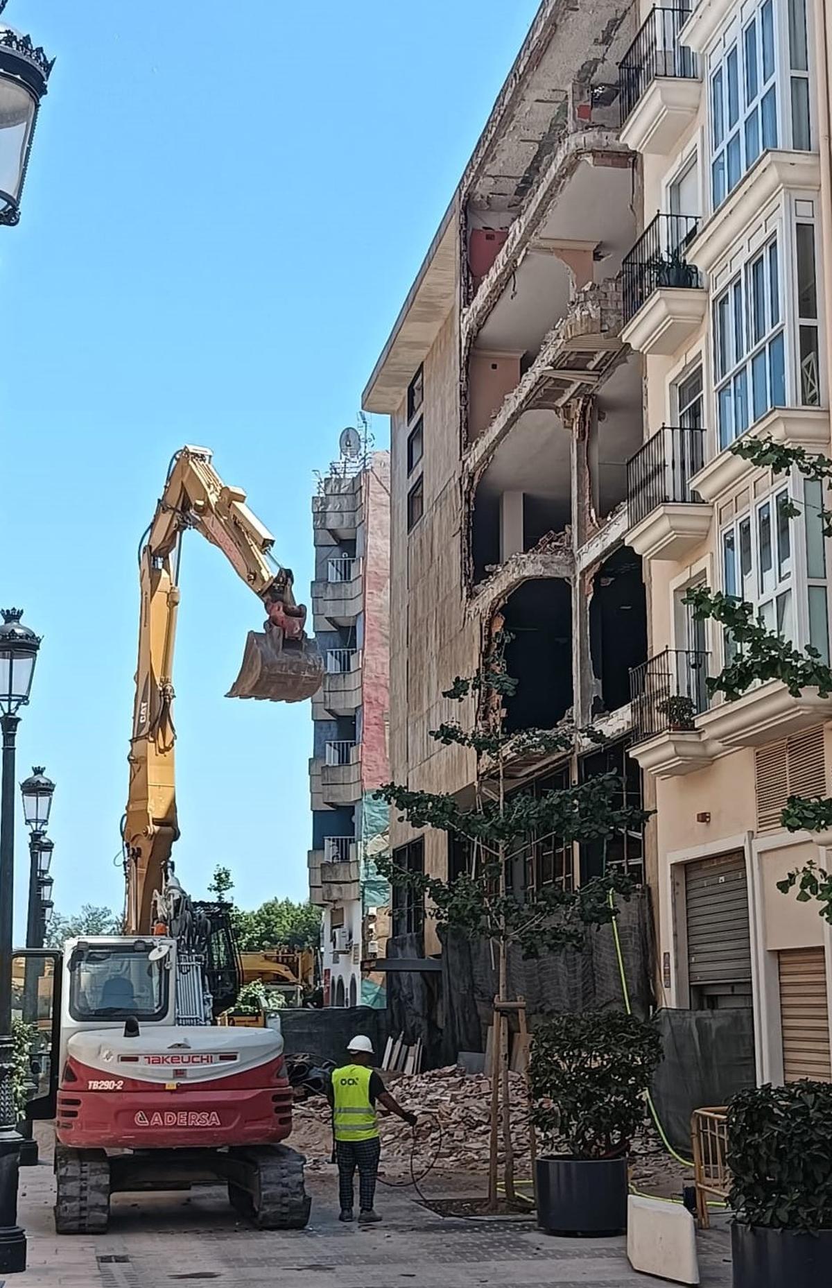 Obras en el nuevo hotel Sofía.