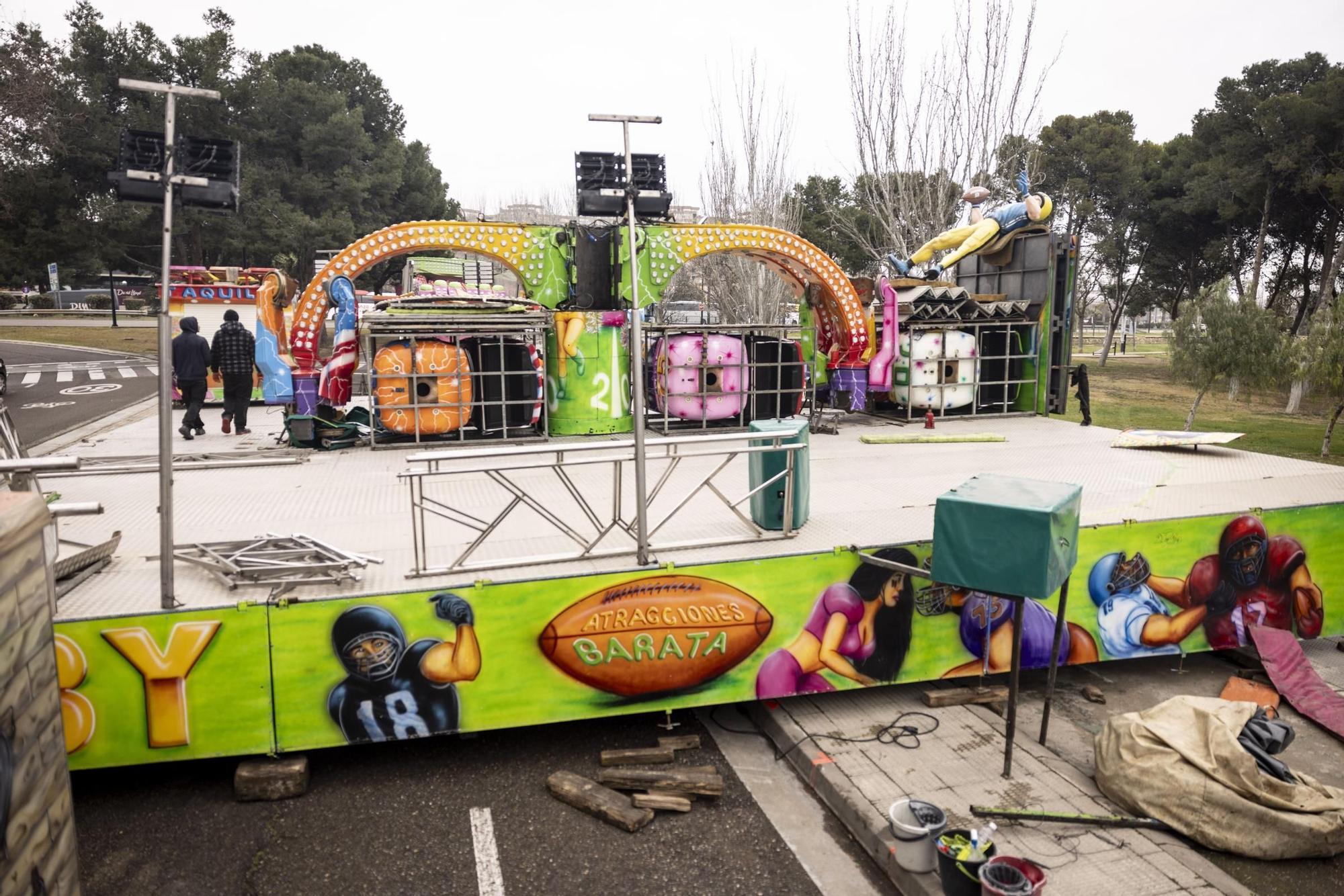 EN IMÁGENES | El Parque del Tío Jorge se prepara para la Cincomarzada