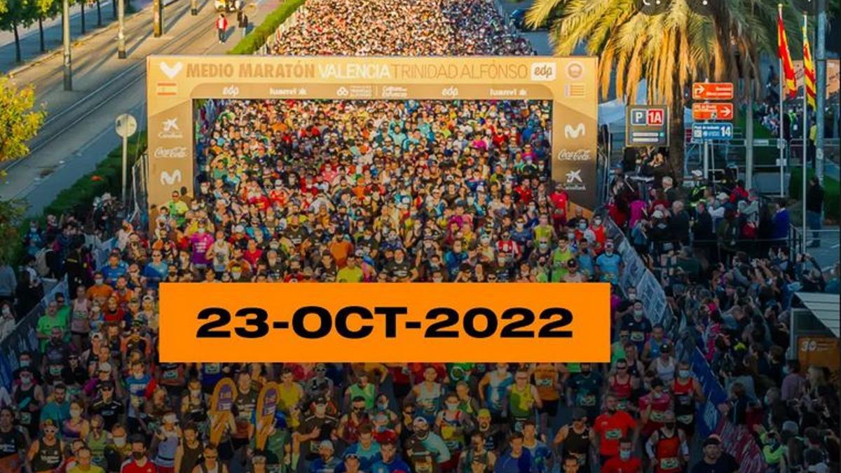 València se prepara para el Medio Maratón que se celebrará este domingo 23 de octubre.