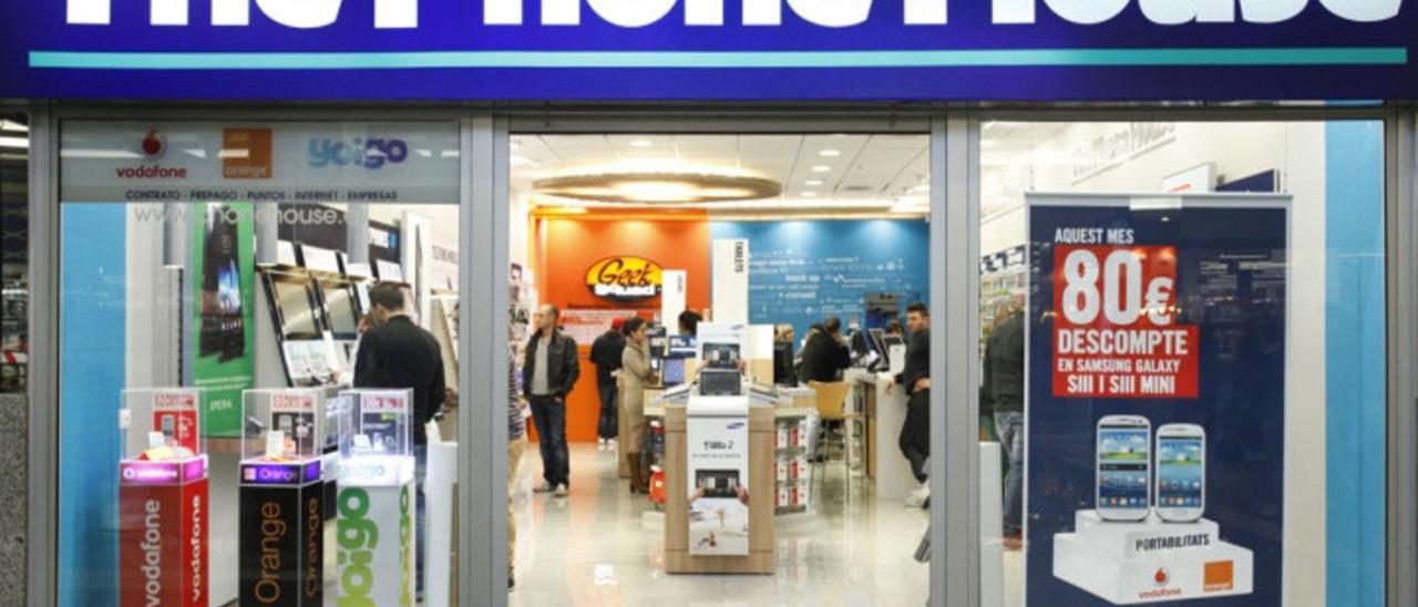 Una tienda de The Phone House.