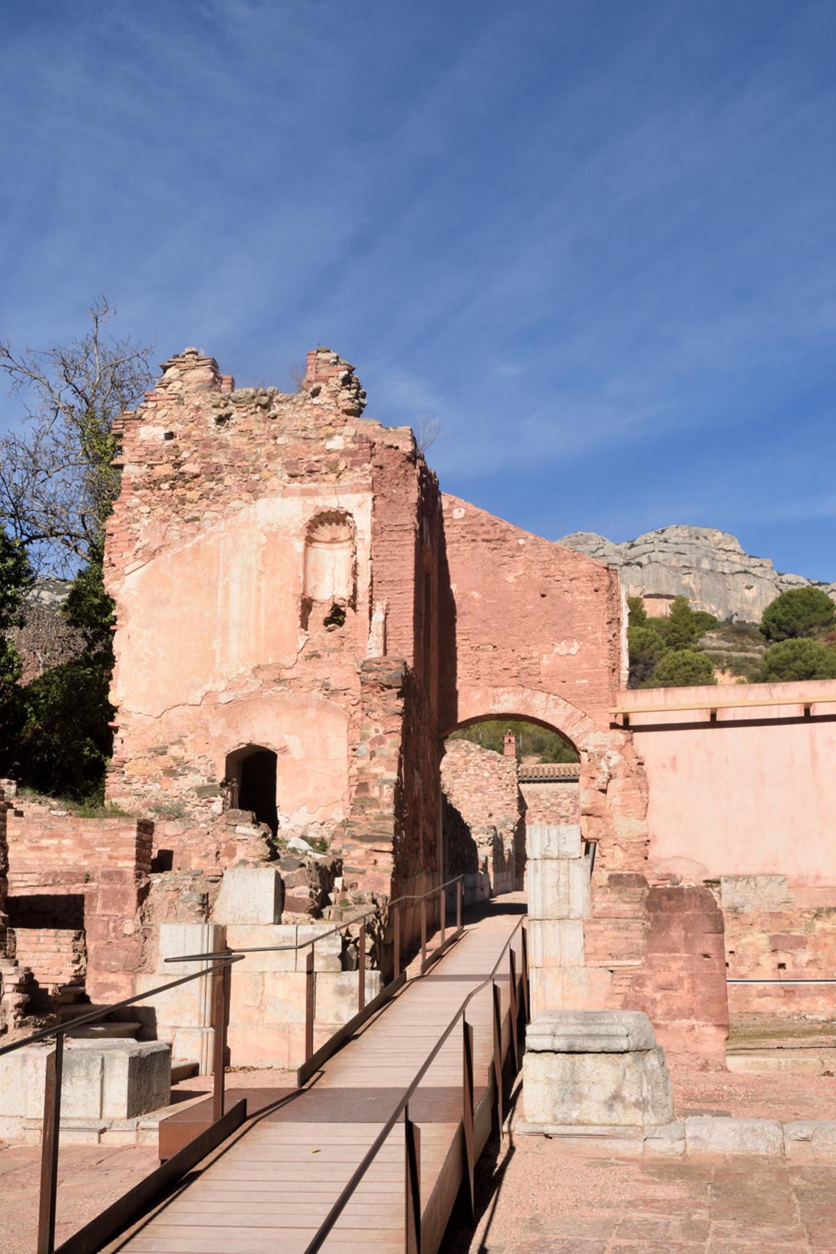 Cartuja de Escaladei en el Priorat, Tarragona provincia, Cataluña