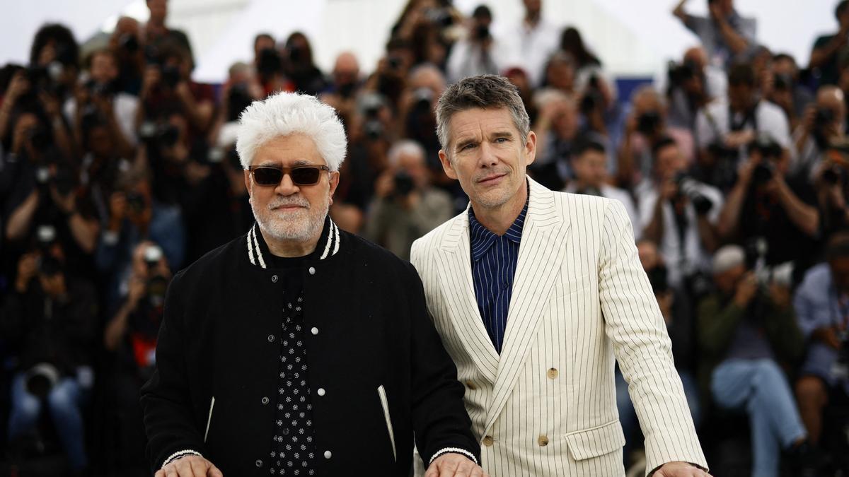 Pedro Almodóvar en Cannes.