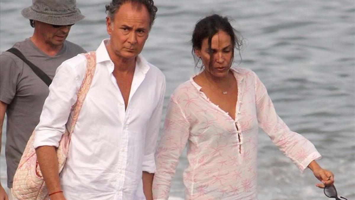 Ines Sastre, en Marbella con su novio