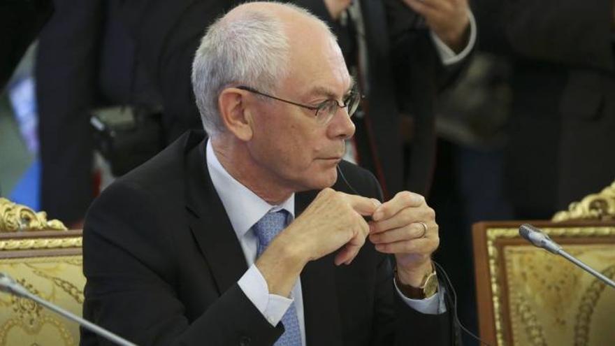 Van Rompuy: &quot;Solo Francia está lista para participar en una acción militar&quot;