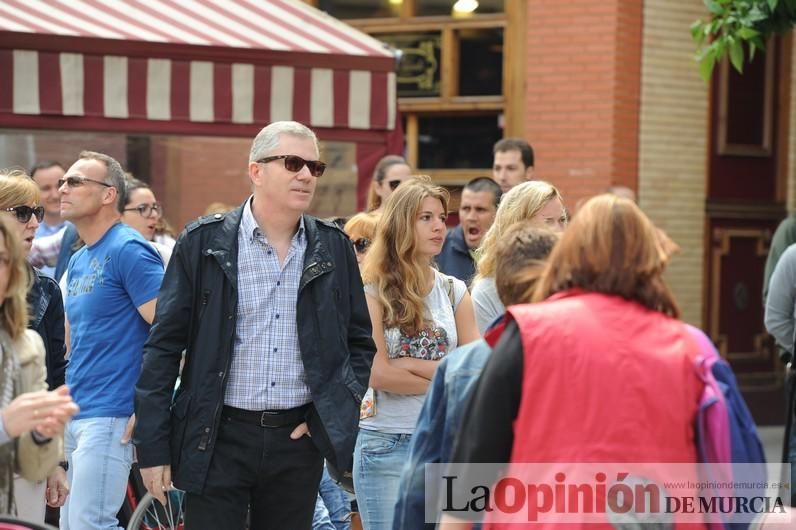 Ambiente sardinero en las calles de Murcia