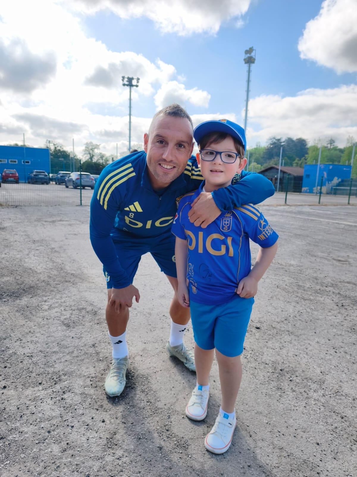 Cazorla, con Nico.