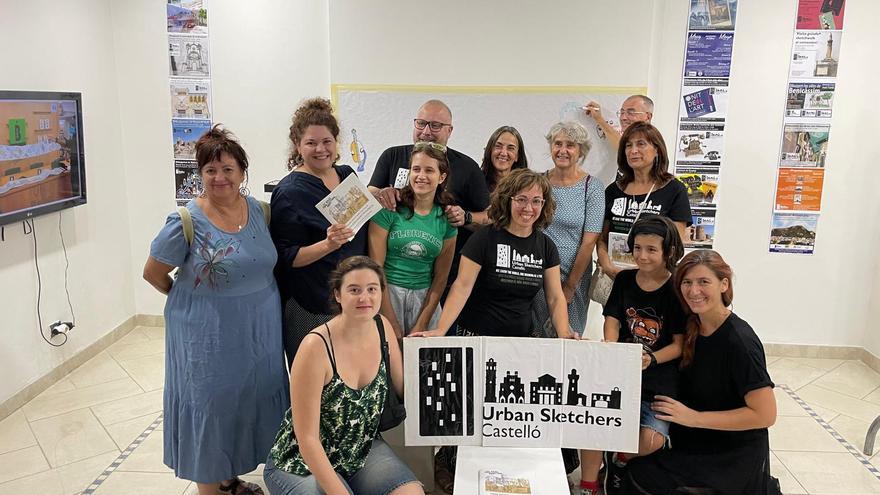 ECO Les Aules y Urban Sketchers exponen ‘Dibuixem Província’ a través de una ruta por las comarcas de Castellón