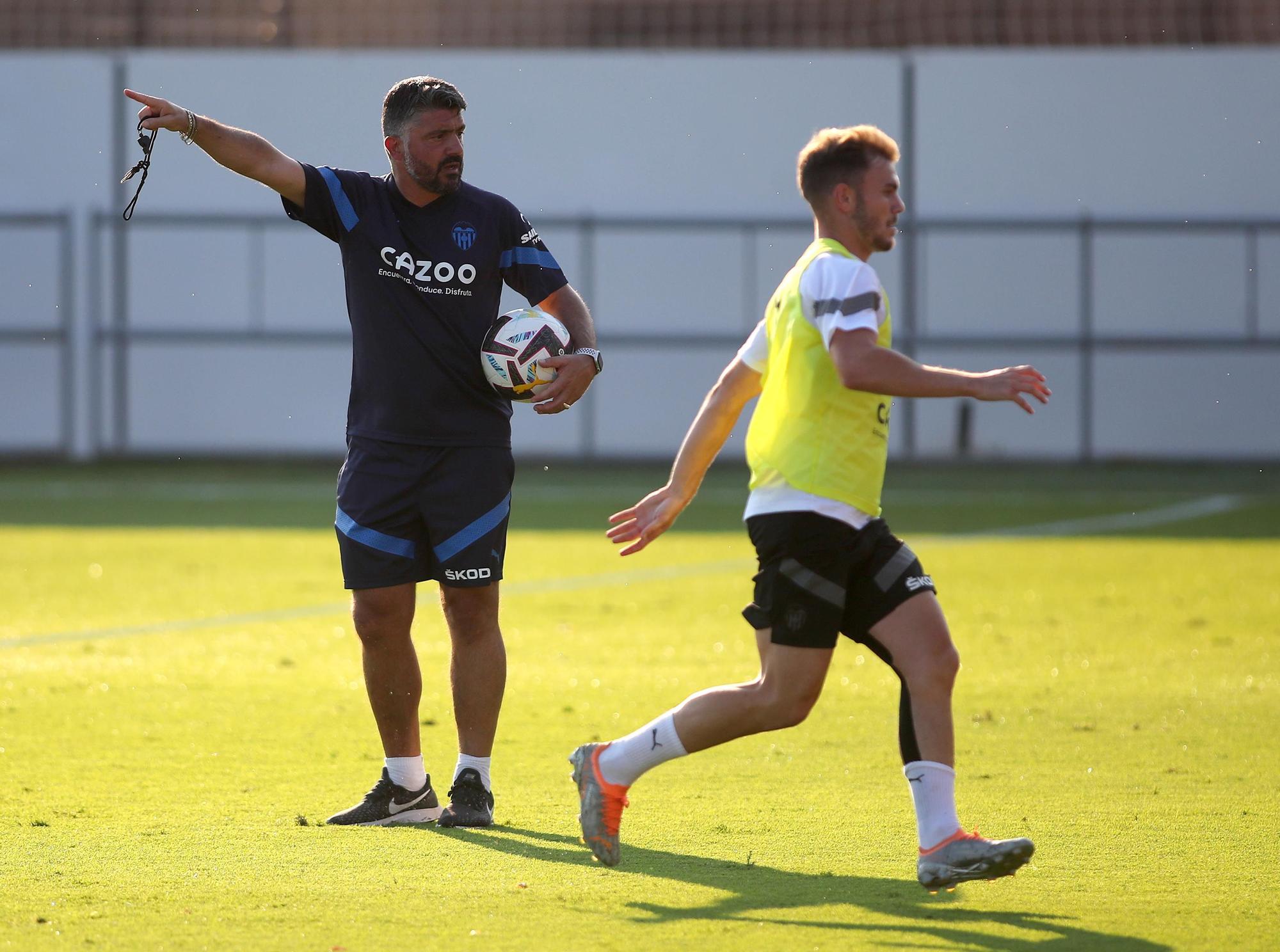 Las mejores imágenes del entrenamiento del Valencia CF