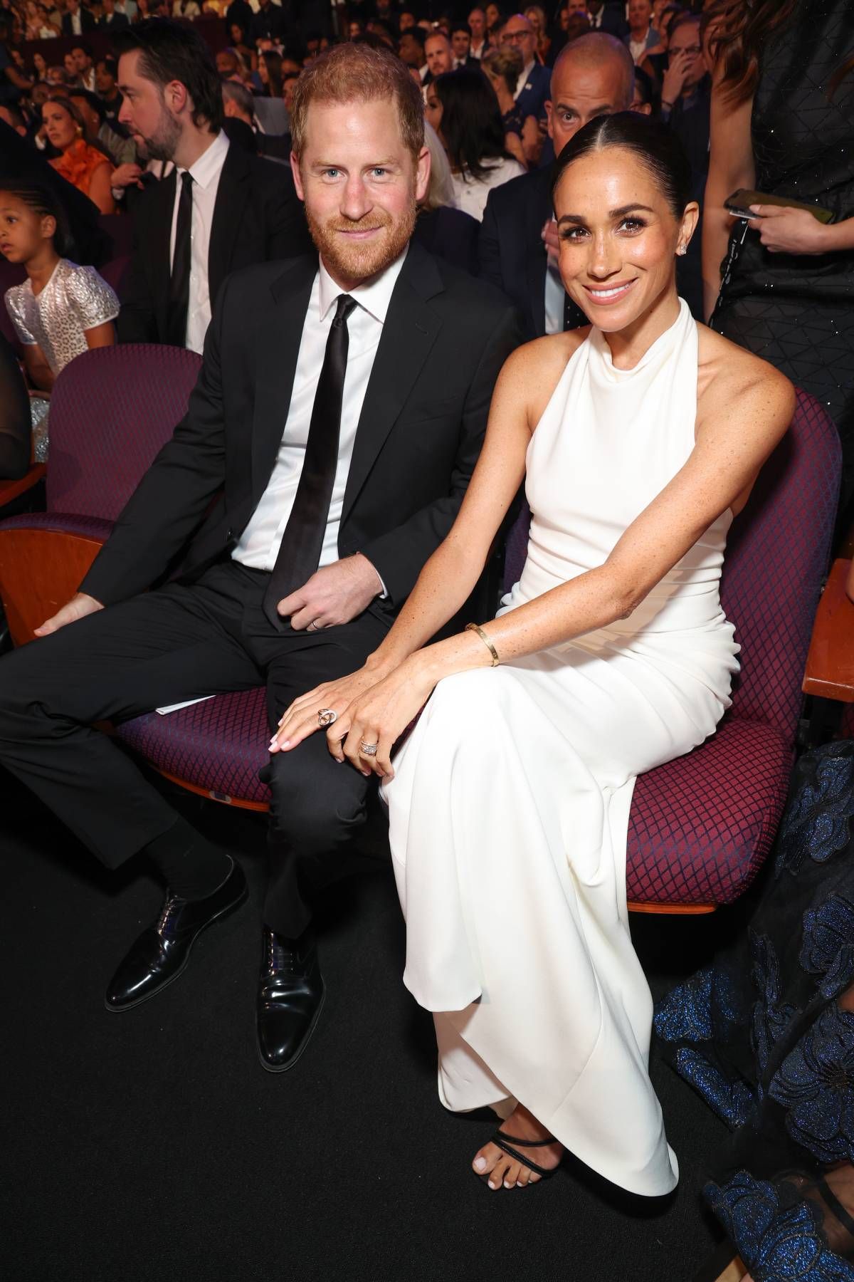 El príncipe Harry y Meghan Markle en los Premios Espy 2024