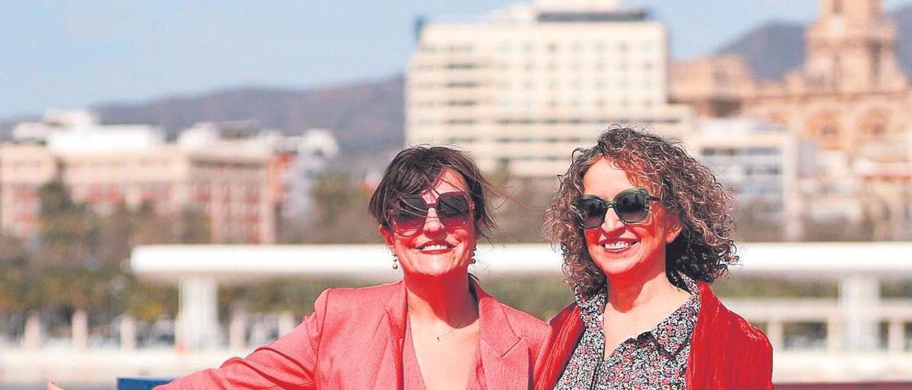 Elvira Lindo y Daniela Fejerman, en el Festival de Cine de Málaga.   | // GREGORIO MARRERO