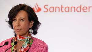 La presidenta del Banco Santander, Ana Patricia Botín, presenta los resultados de la entidad el pasado febrero.