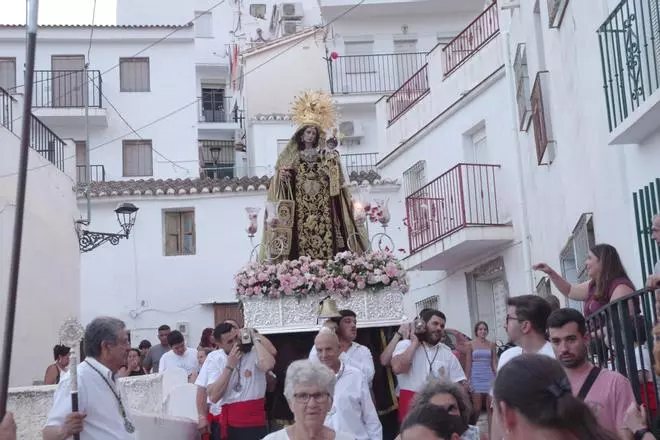 Traslado de la Virgen del Carmen de Olías a la Iglesia de San Vicente Ferrer