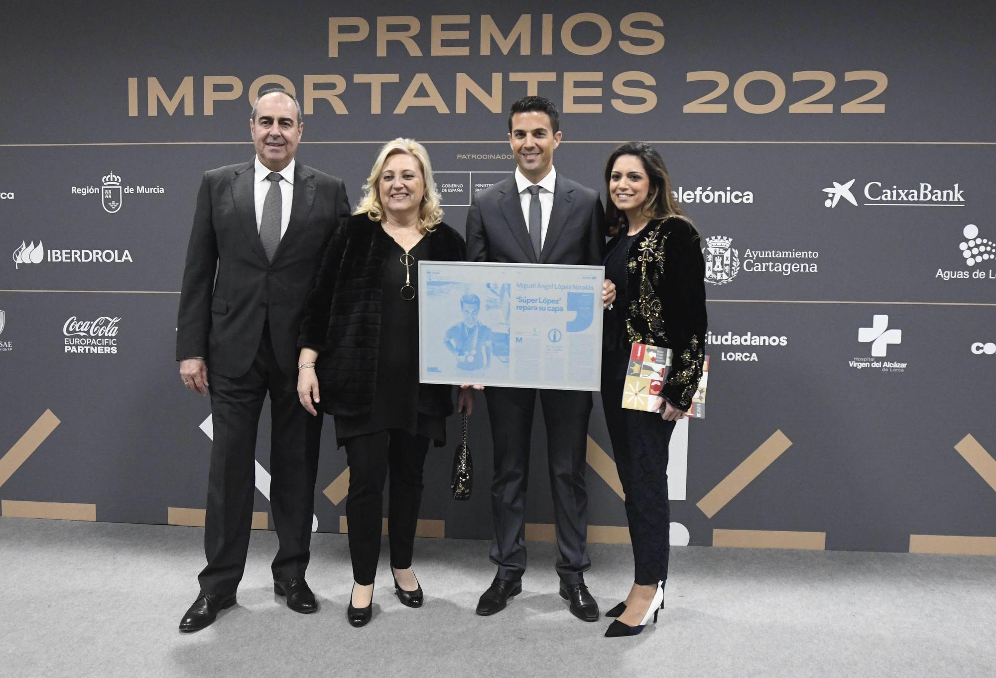 Gala de entrega de los Premios Importantes 2022 en Lorca