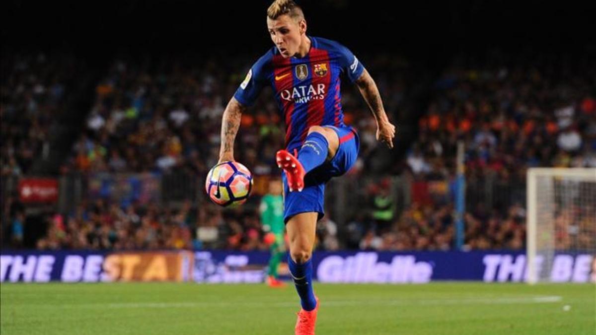 Lucas Digne fue una de las notas más positivas de la 51 edición del Gamper