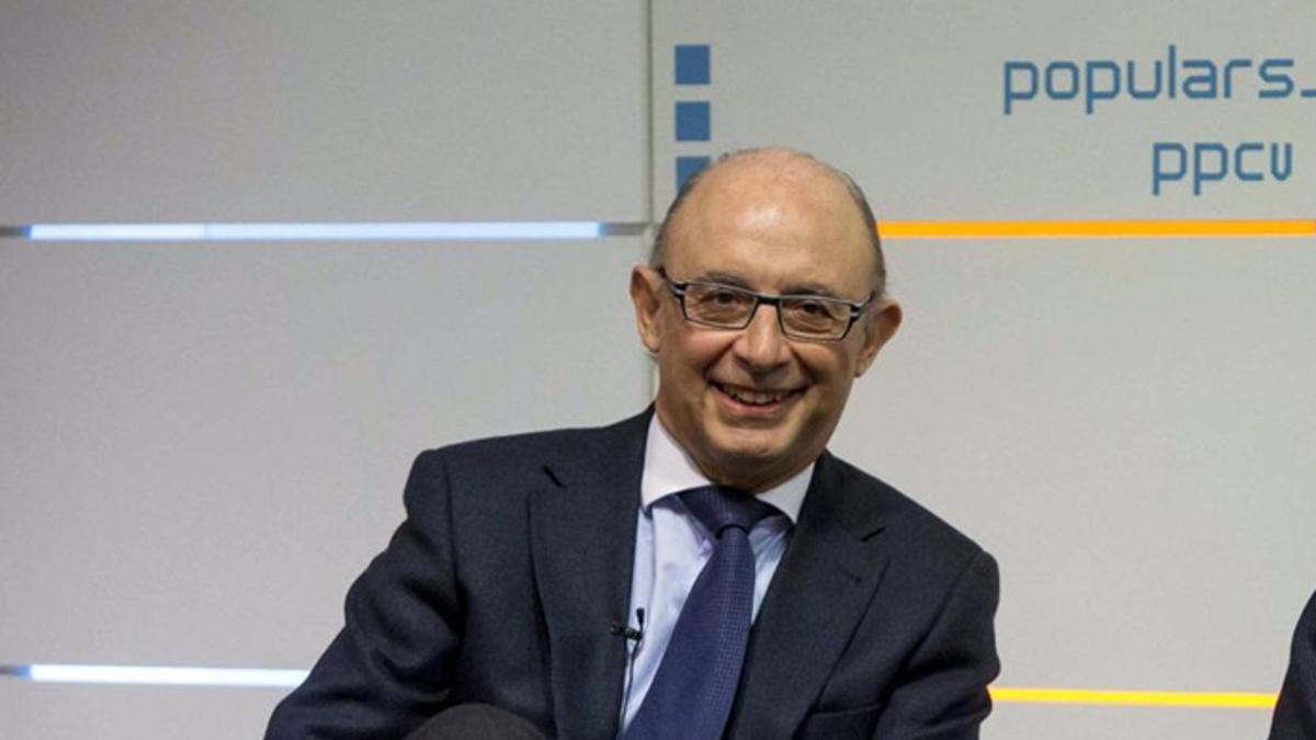 El minsitro en funciones de Hacienda, Cristóbal Montoro