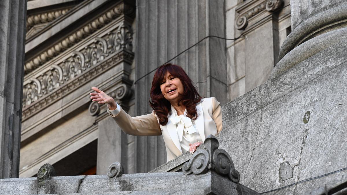 La vicepresidente de Argentina, Cristina Fernández de Kirchner.