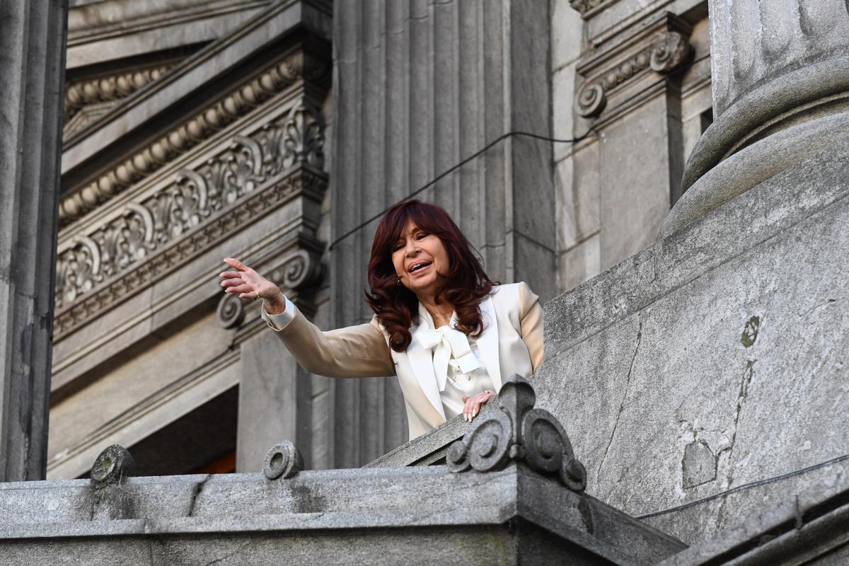 La vicepresidente de Argentina, Cristina Fernández de Kirchner.