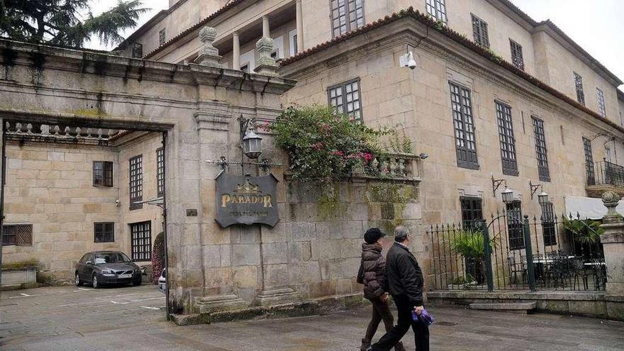 La Casa do Barón, el Parador de Turismo de Pontevedra ubicado en pleno casco histórico. // Rafa Vázquez