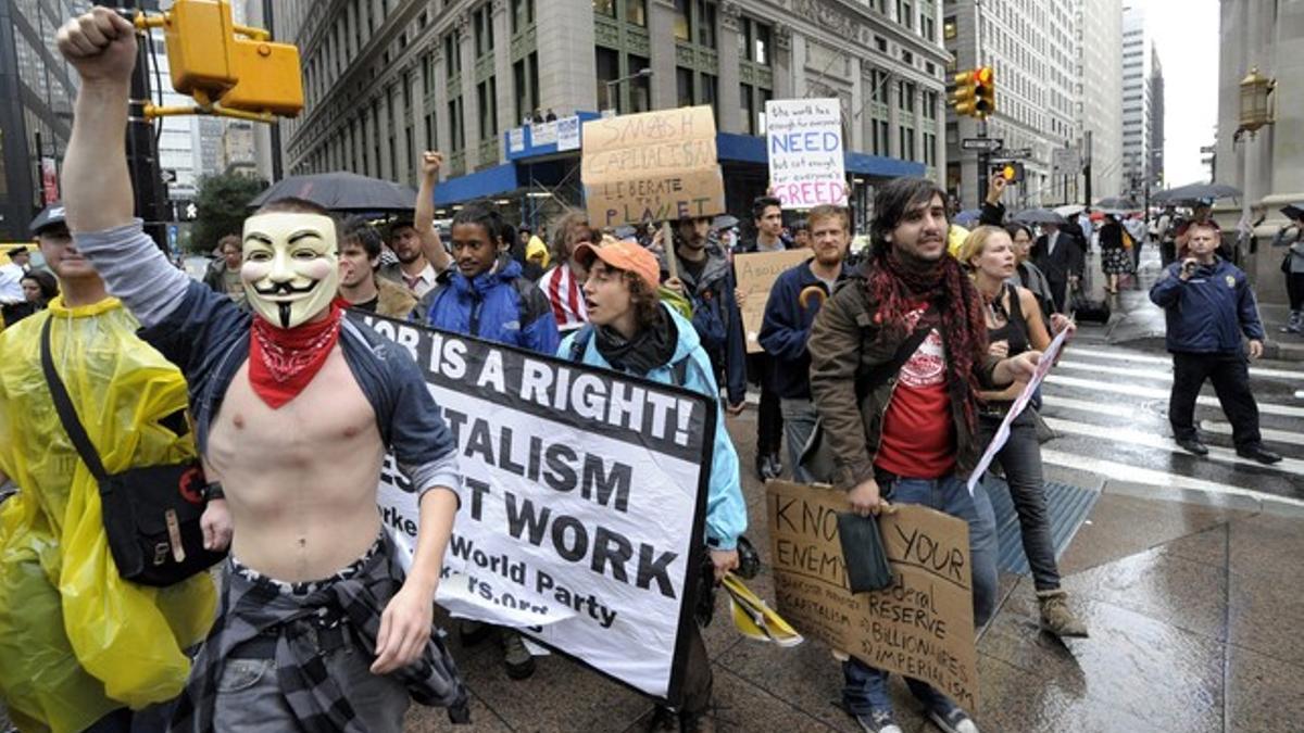 Protestas en Wall Street