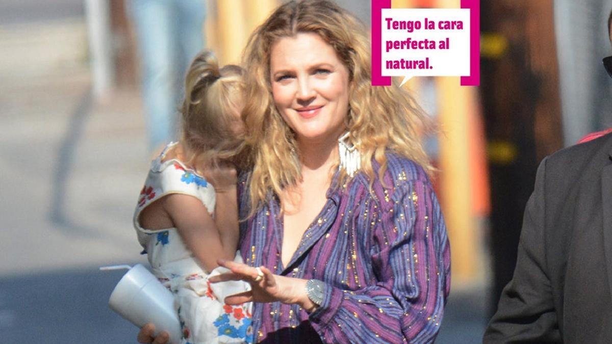 Drew Barrymore al natural