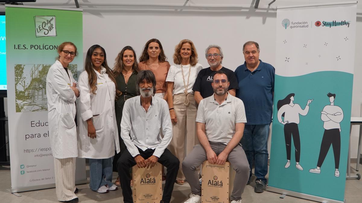 Representates Fundacion Quironsalud hospitales Quironsalud Sagrado Corazon e Infanta Luisa Fundacion Alala e IES Poligono Sur