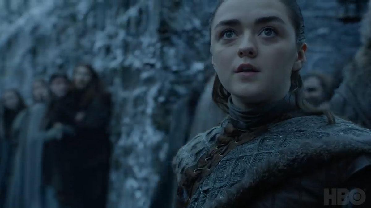 Arya Stark y Drogon, protagonistas del teaser de Juego de Tronos