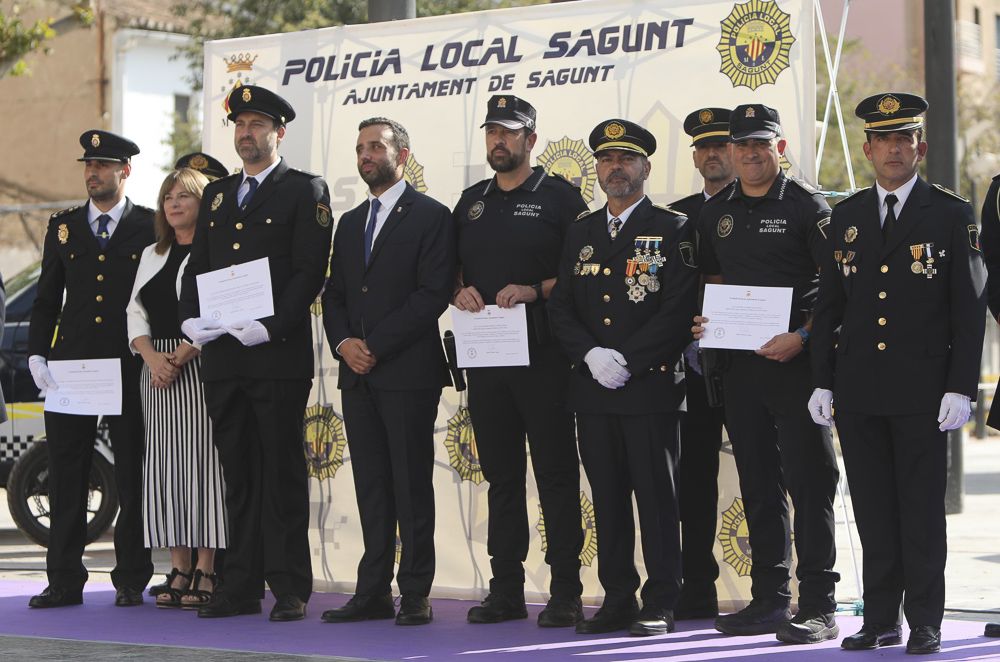 Así ha transcurrido el acto institucional de la Policía Local en el Port de Sagunt