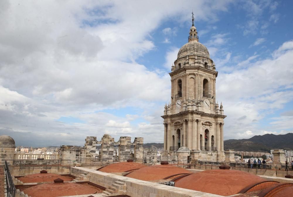 Vistas desde la cubierta de la Catedral de Málaga