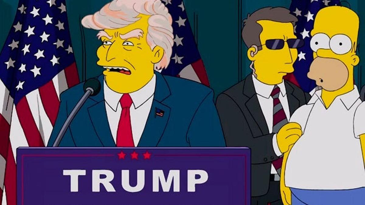 Donald Trump, presidente en los Simpson