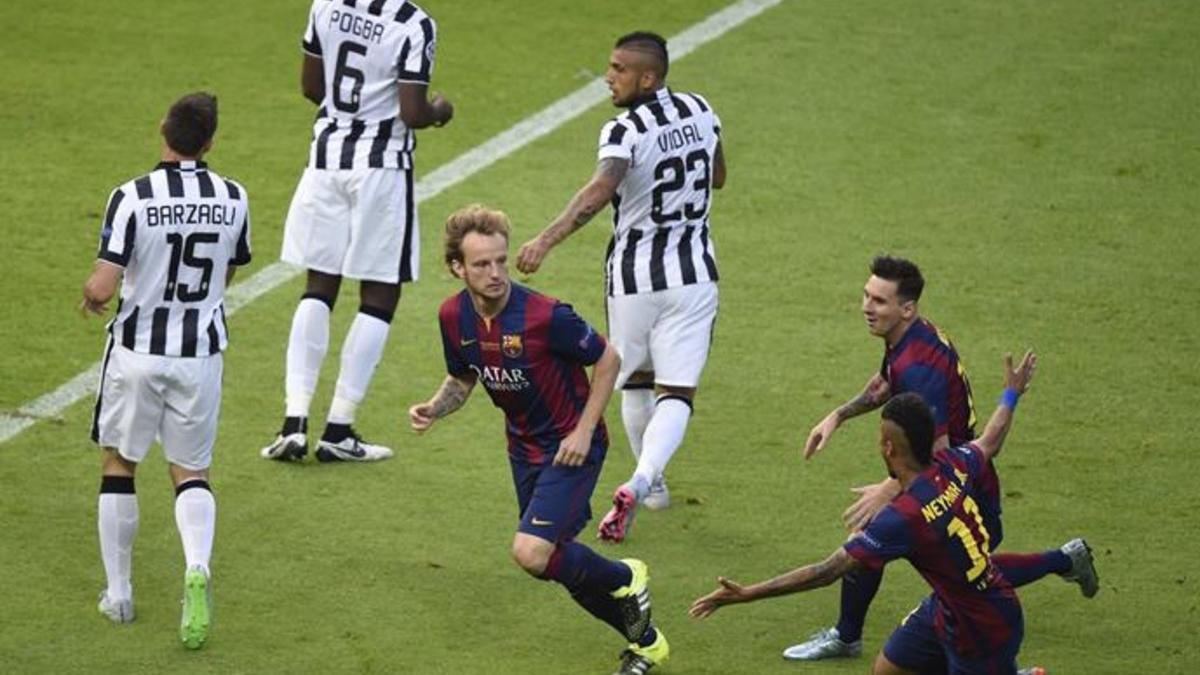 Ivan Rakitic, en la final de la Champions