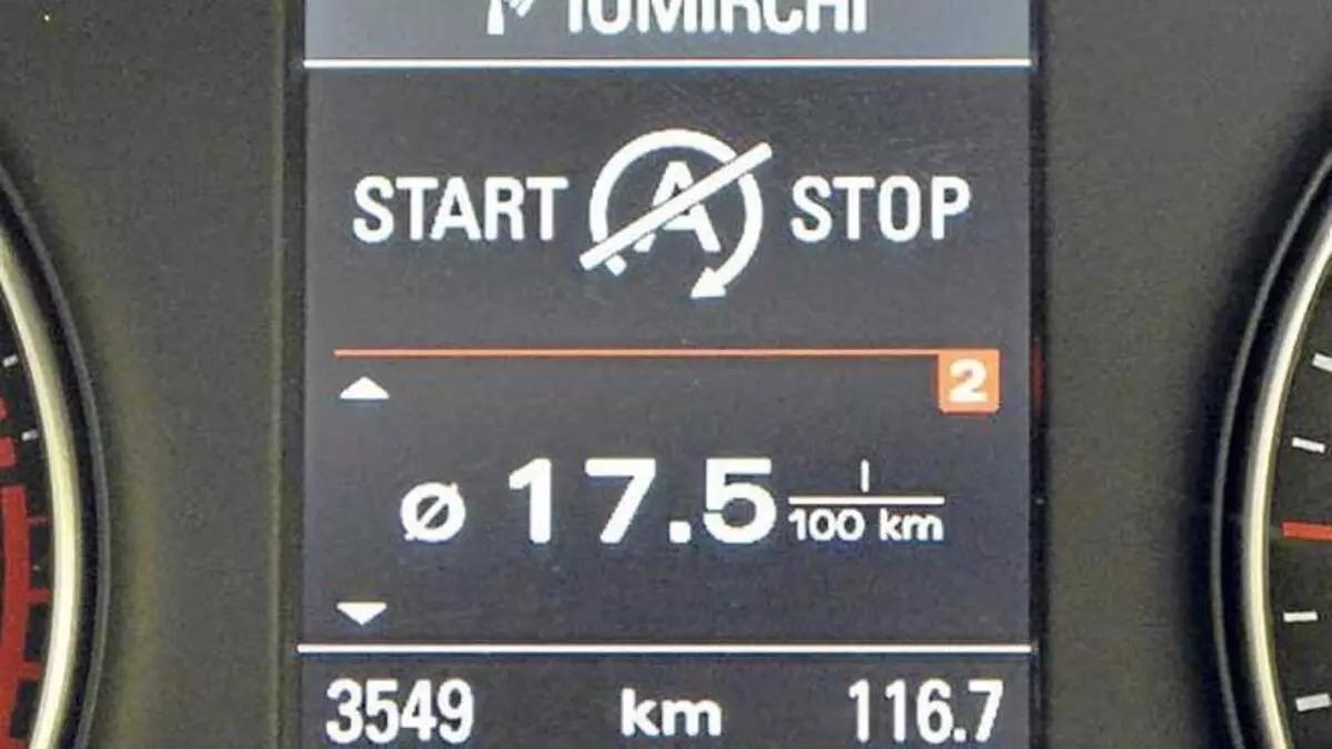 Un coche con el sistema Start Stop desconectado.