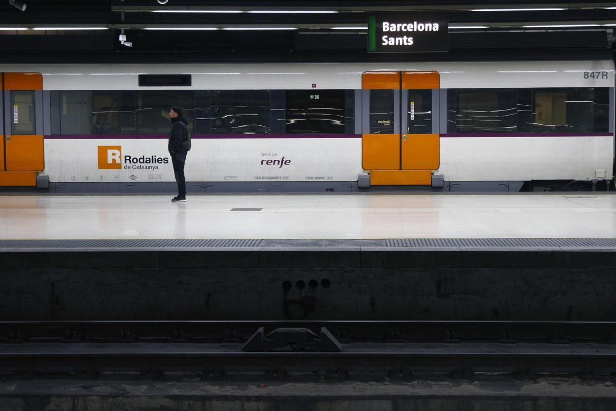 Un tren de Rodalies.