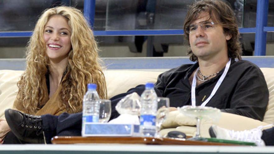 Shakira y Antonio de la Rúa cuando eran pareja